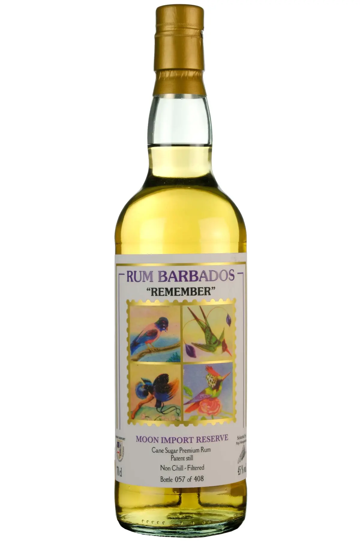 Moon Import Remember Barbados Rum Bottled 2023 1