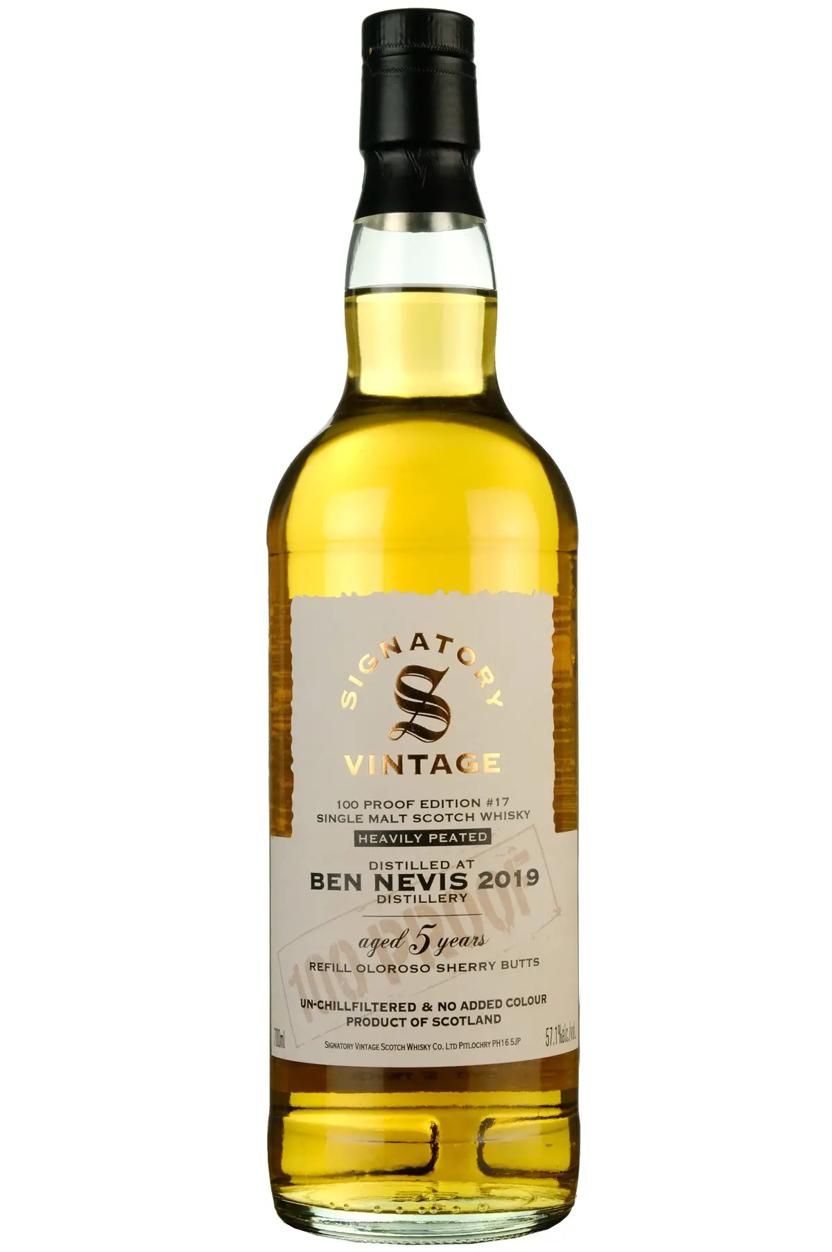 Ben Nevis 2019-2024 | 5 Year Old Signatory Vintage 100 Proof Edition 17 1