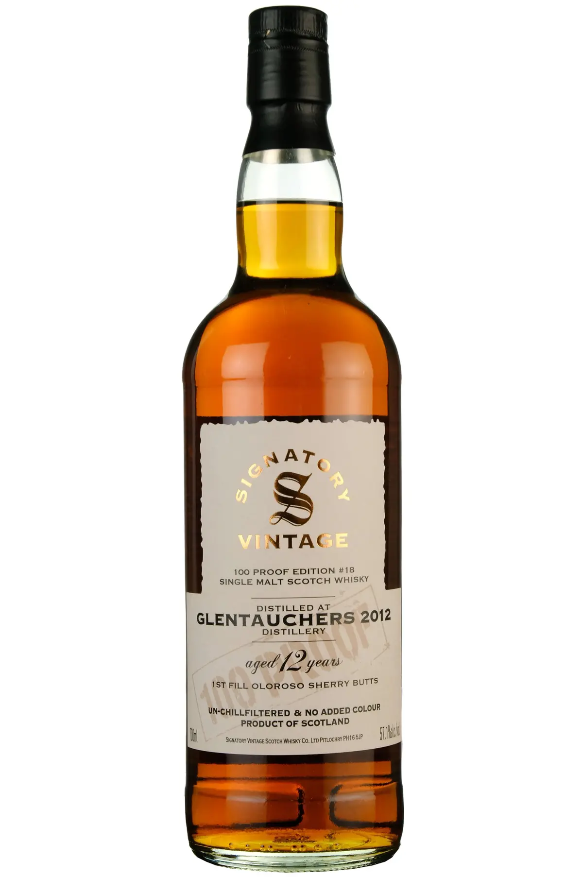 Glentauchers 2012-2024 | 12 Year Old Signatory Vintage 100 Proof Edition 18 1