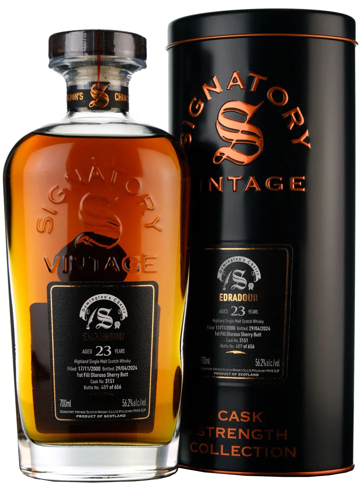 Edradour 2000-2024 | 23 Year Old Signatory Vintage Symington's Choice Single Cask 3151 1