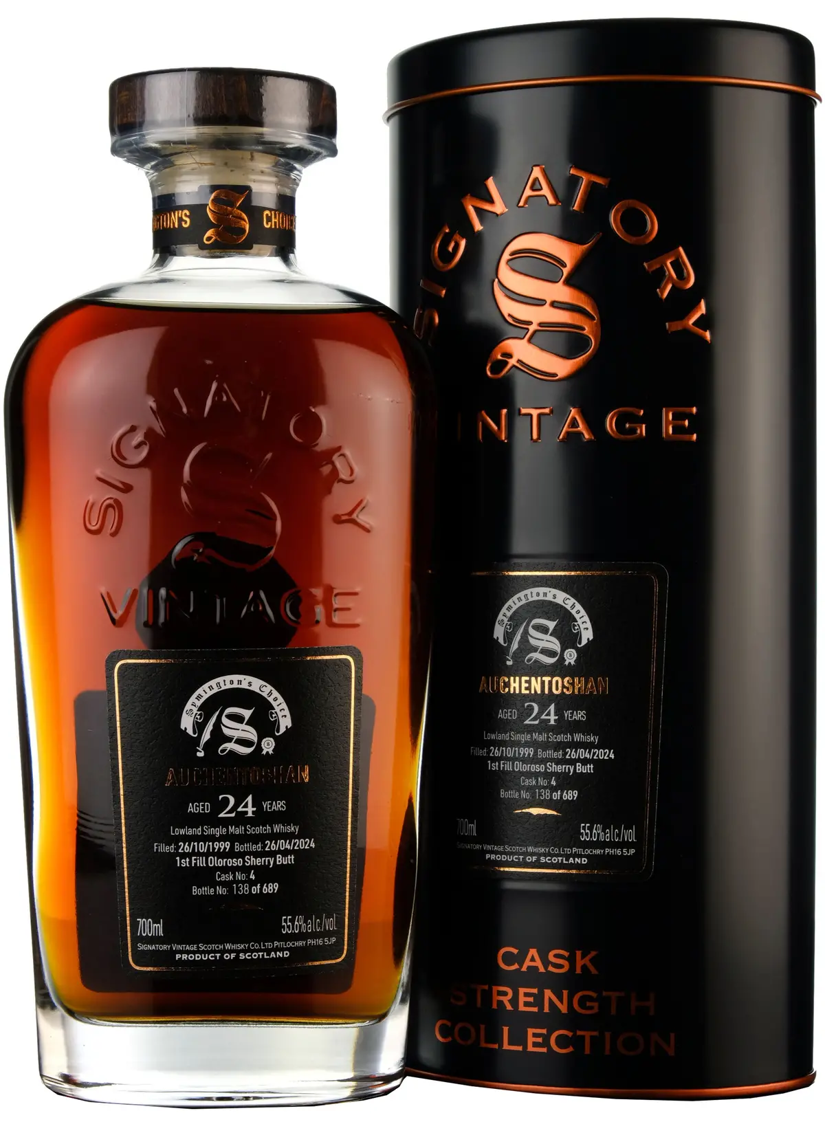 Auchentoshan 1999-2024 | 24 Year Old Signatory Vintage Symington's Choice Single Cask 4 1