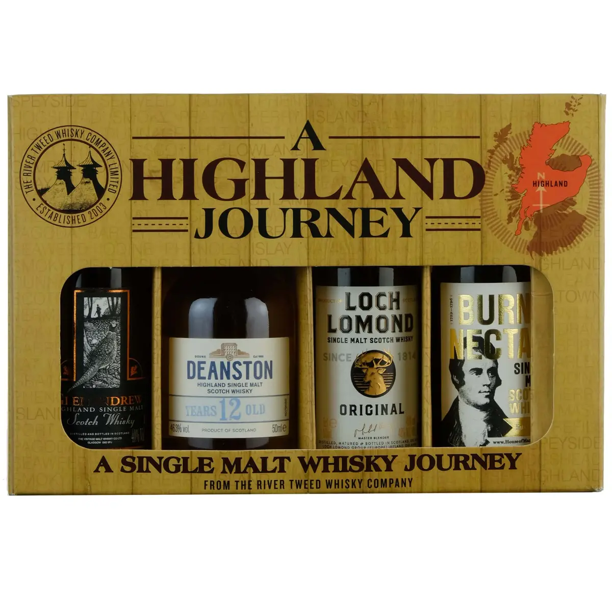 A Highland Journey Whisky Miniature Gift Set 2