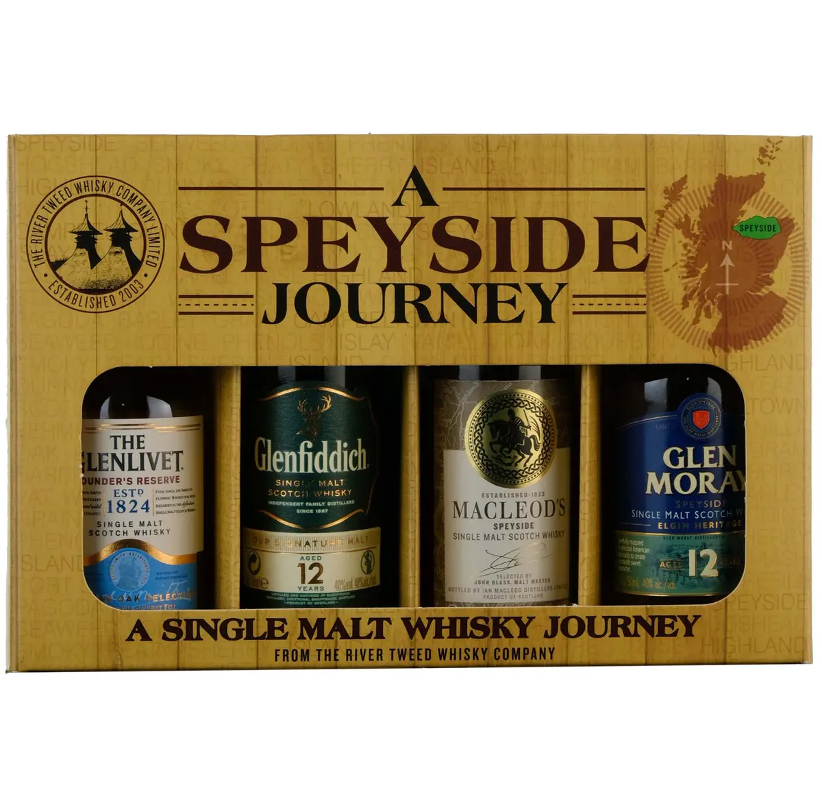 A Speyside Journey Whisky Miniature Gift Set 2