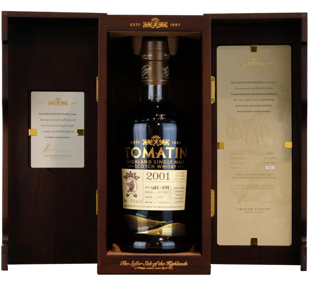 Tomatin 2001-2022 | 20 Year Old Single Cask 34872 Uk Exclusive 1