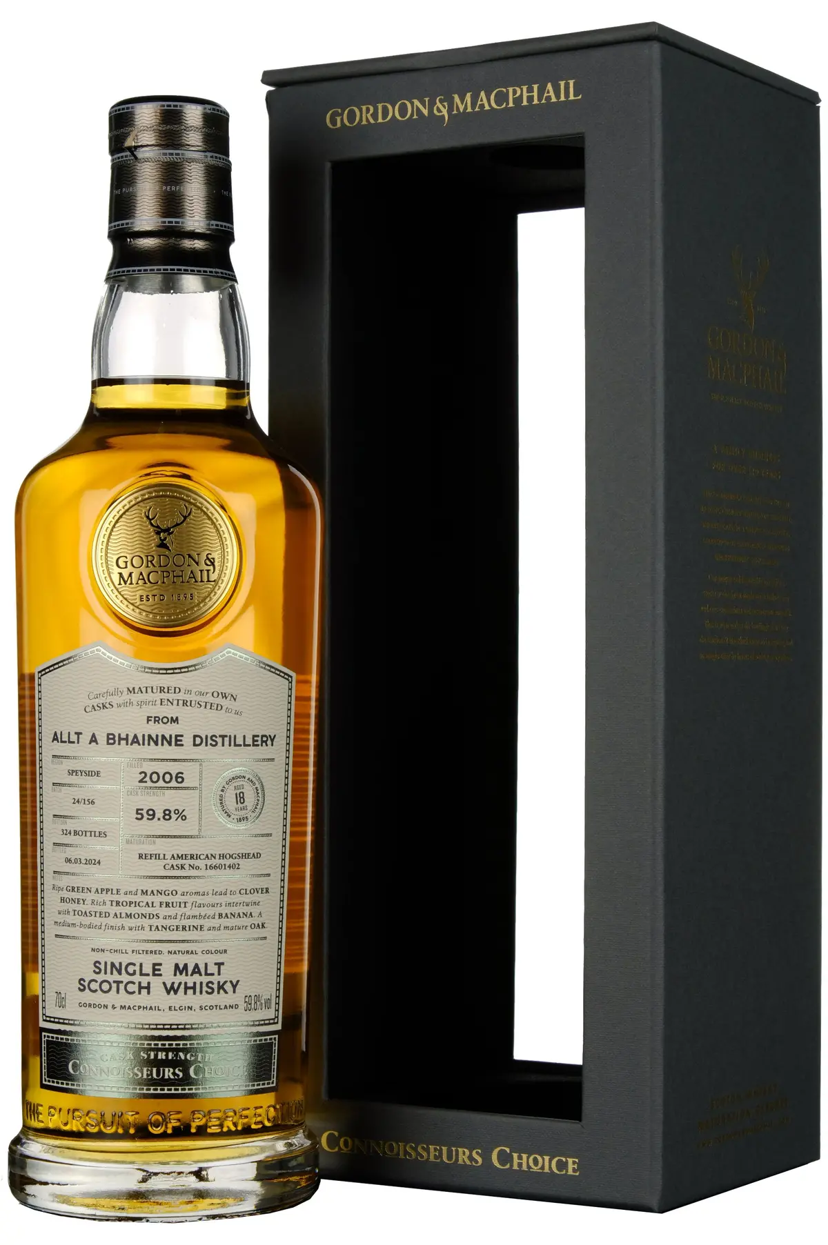 Allt-A-Bhainne 2006-2024 | 18 Year Old Gordon & Macphail Connoisseurs Choice Single Cask 16601402 1