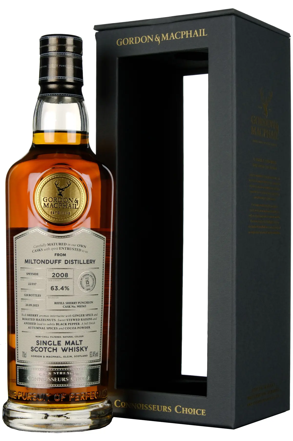 Miltonduff 2008-2023 | 15 Year Old Gordon & Macphail Connoisseurs Choice Single Cask 900365 1