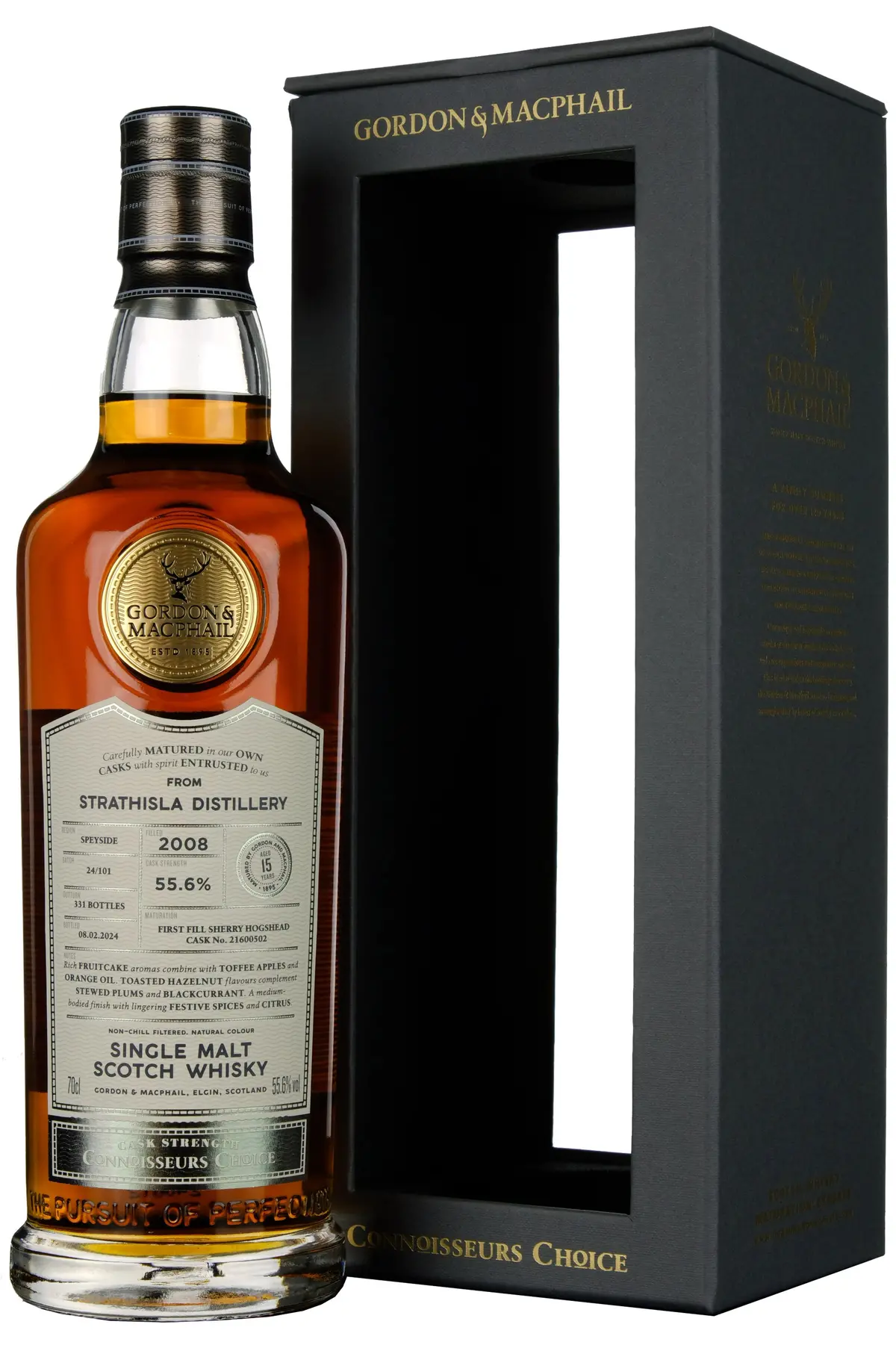 Strathisla 2008-2024 | 15 Year Old Gordon & Macphail Connoisseurs Choice Single Cask 21600502 1