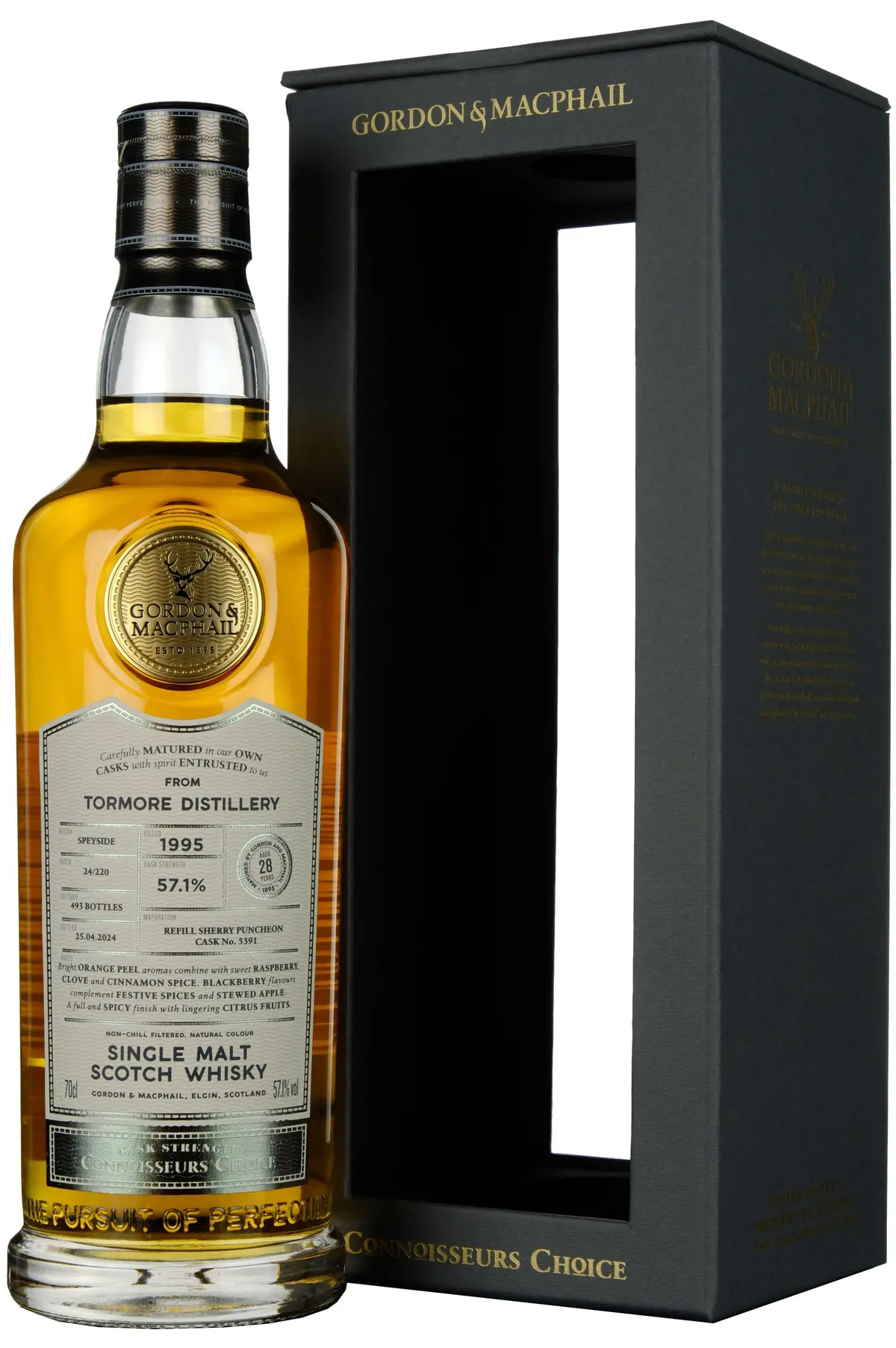 Tormore 1995-2024 | 28 Year Old Gordon & Macphail Connoisseurs Choice Single Cask 5391 1
