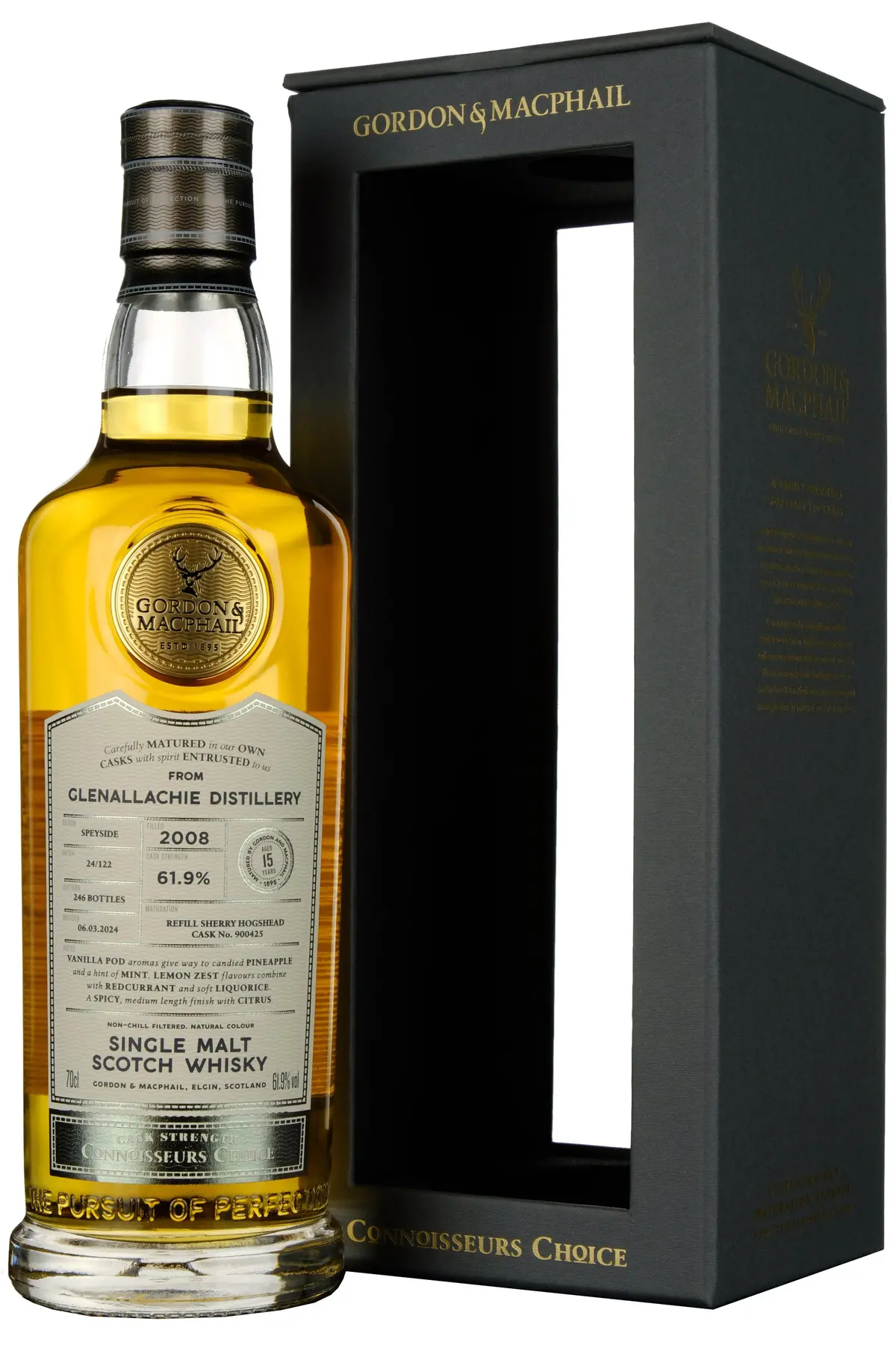 Glenallachie 2008-2024 | 15 Year Old Gordon & Macphail Connoisseurs Choice Single Cask 900425 1