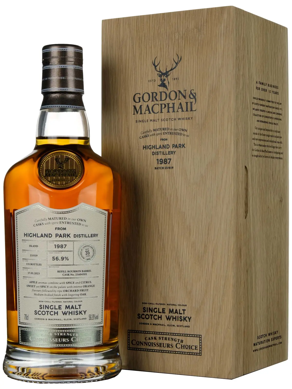 Highland Park 1987-2023 | 35 Year Old Gordon & Macphail Connoisseurs Choice Single Cask 21604501 1