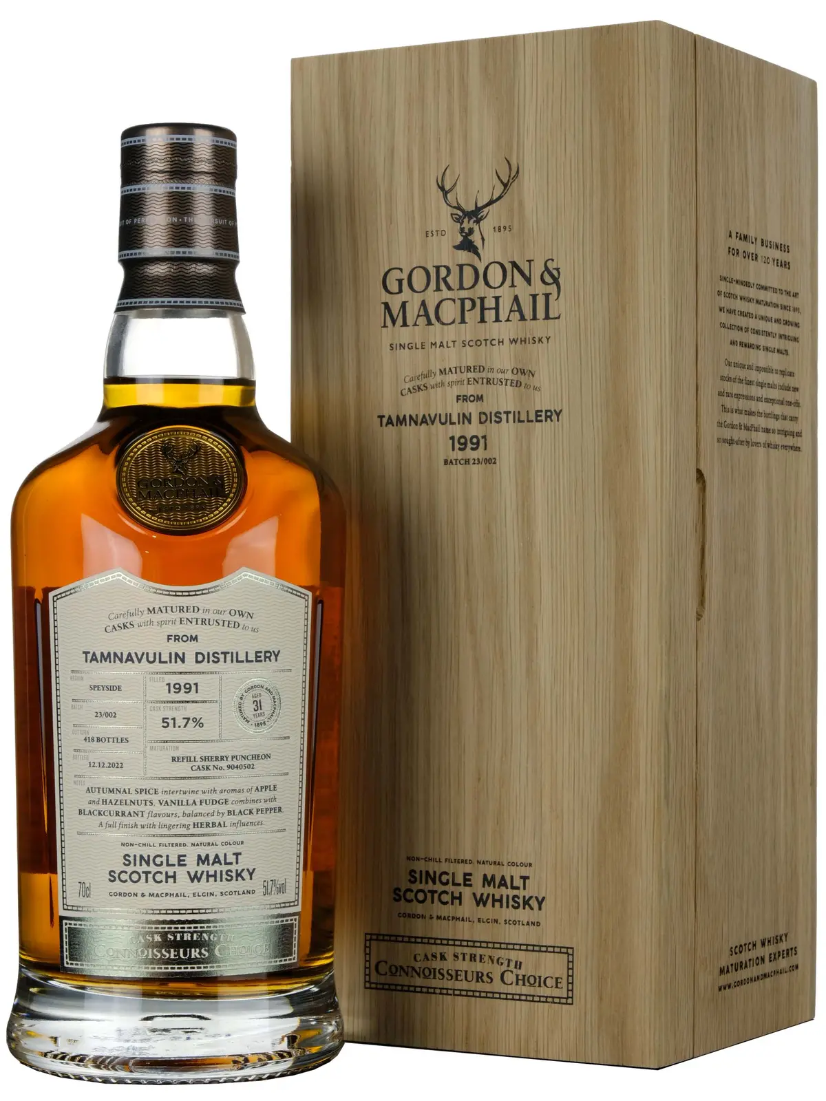 Tamnavulin 1991-2022 | 31 Year Old Gordon & Macphail Connoisseurs Choice Single Cask 9040502 1