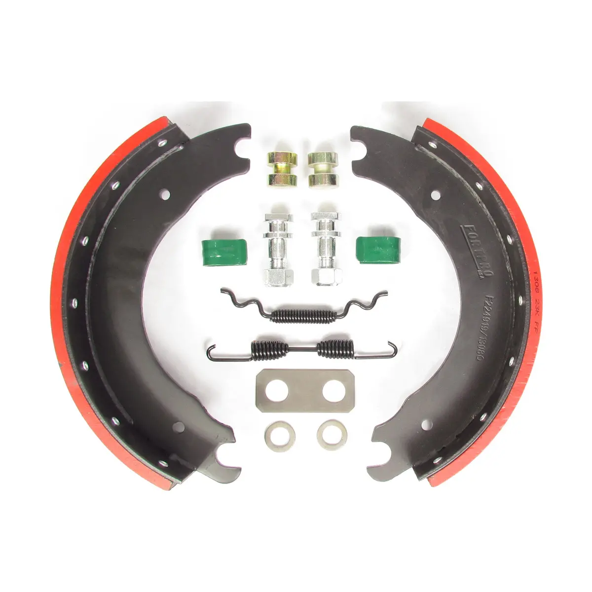 Fortpro 1308Q Front Brake Shoe Box Kit - Gawr 23K - Brake Size 15” X 4” | F224919 1