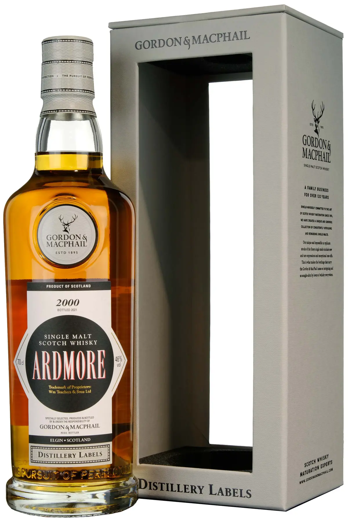 Ardmore 2000-2021 | 20 Year Old Gordon & Macphail Distillery Labels 1