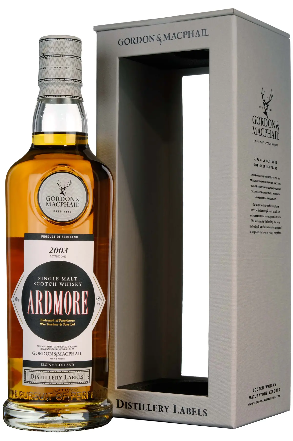 Ardmore 2003-2022 | 18 Year Old Gordon & Macphail Distillery Labels 1