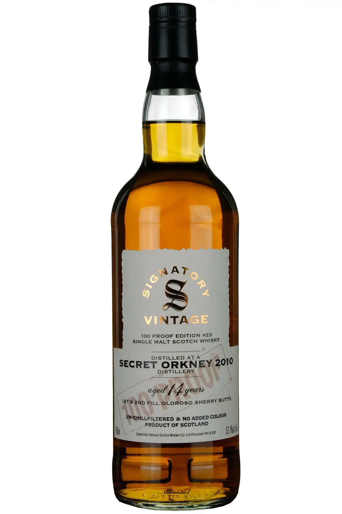 Secret Orkney 2010-2024 | 14 Year Old Signatory Vintage 100 Proof Edition 23 1