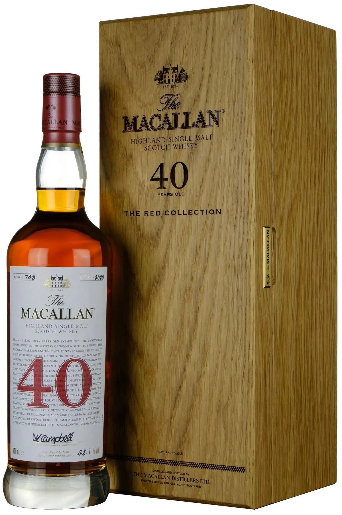 Macallan 40 Year Old The Red Collection Bottled 2020 1