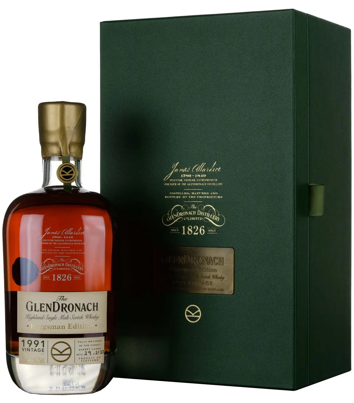 Glendronach 1991-2017 | 25 Year Old Kingsman 1St Edition 1