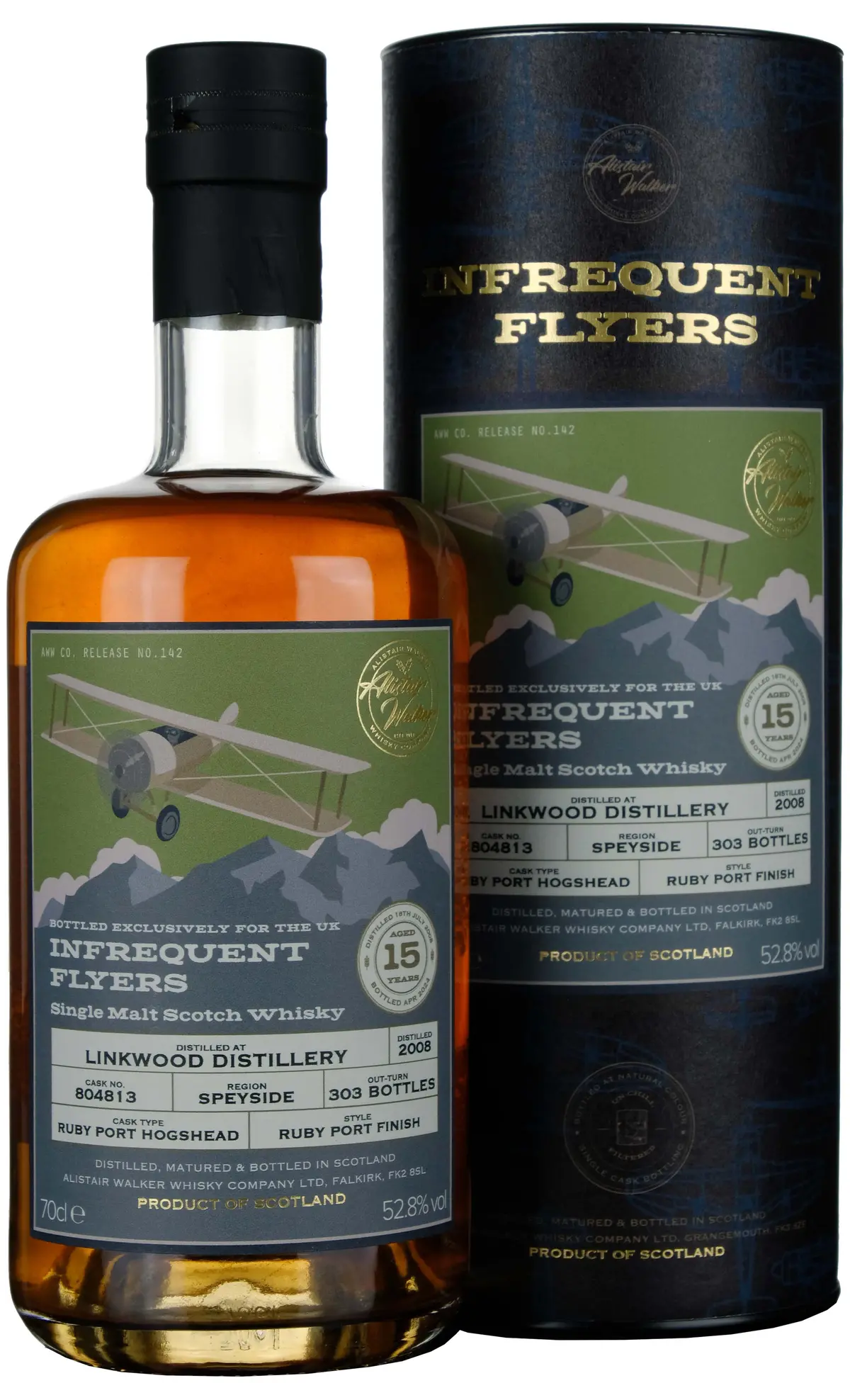 Linkwood 2008-2024 | 15 Year Old Infrequent Flyers Single Cask 804813 Uk Exclusive 1