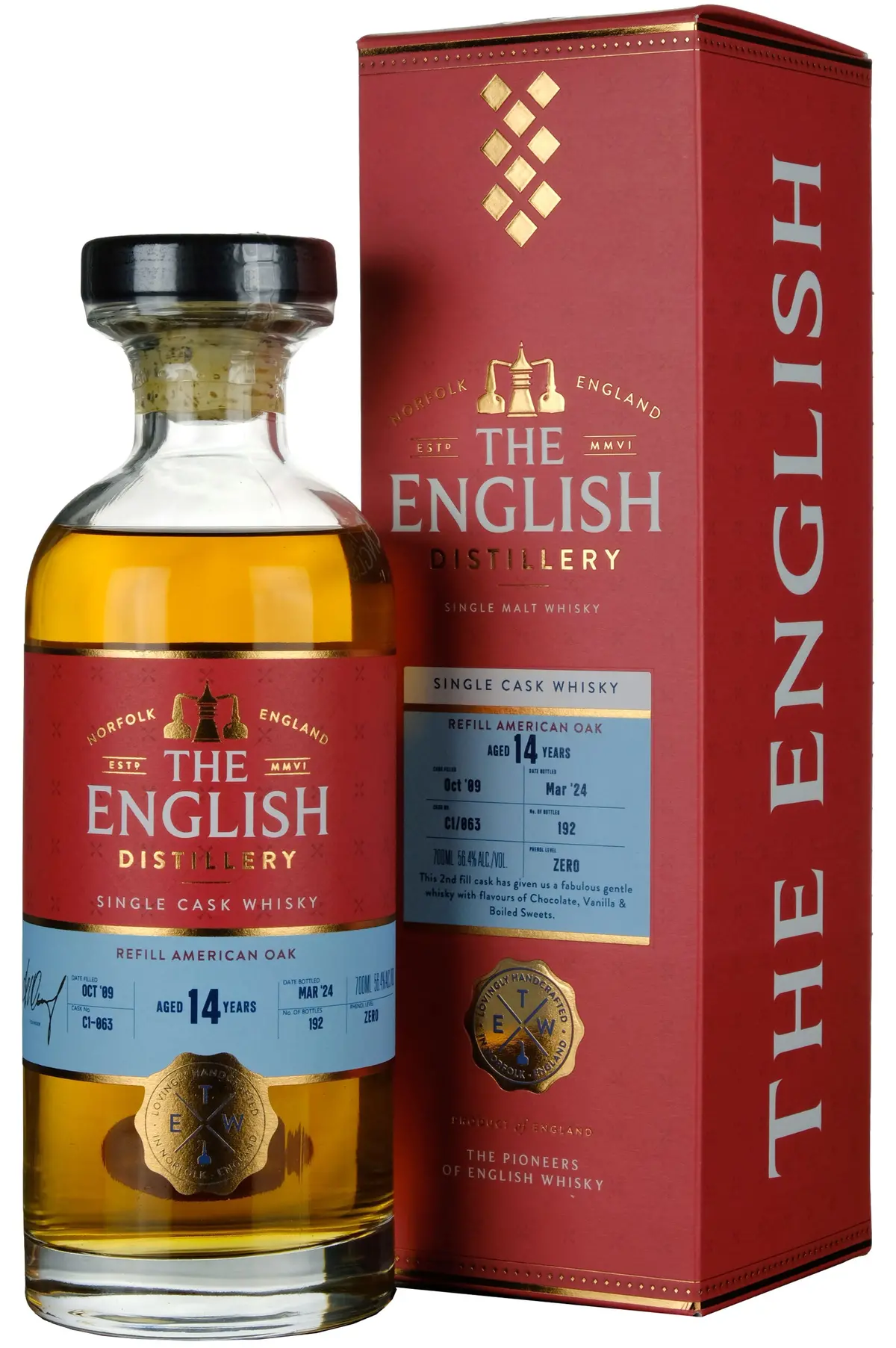 The English Whisky 2009-2024 | 14 Year Old Single Cask 063 1