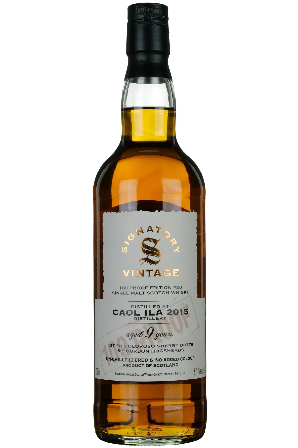 Caol Ila 2015-2024 | 9 Year Old Signatory Vintage 100 Proof Edition 26 1