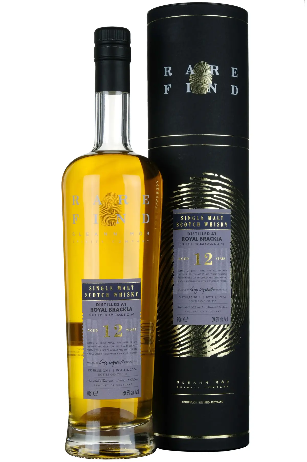 Royal Brackla 2011-2024 | 12 Year Old Gleann Mor Rare Find Single Cask 68 1