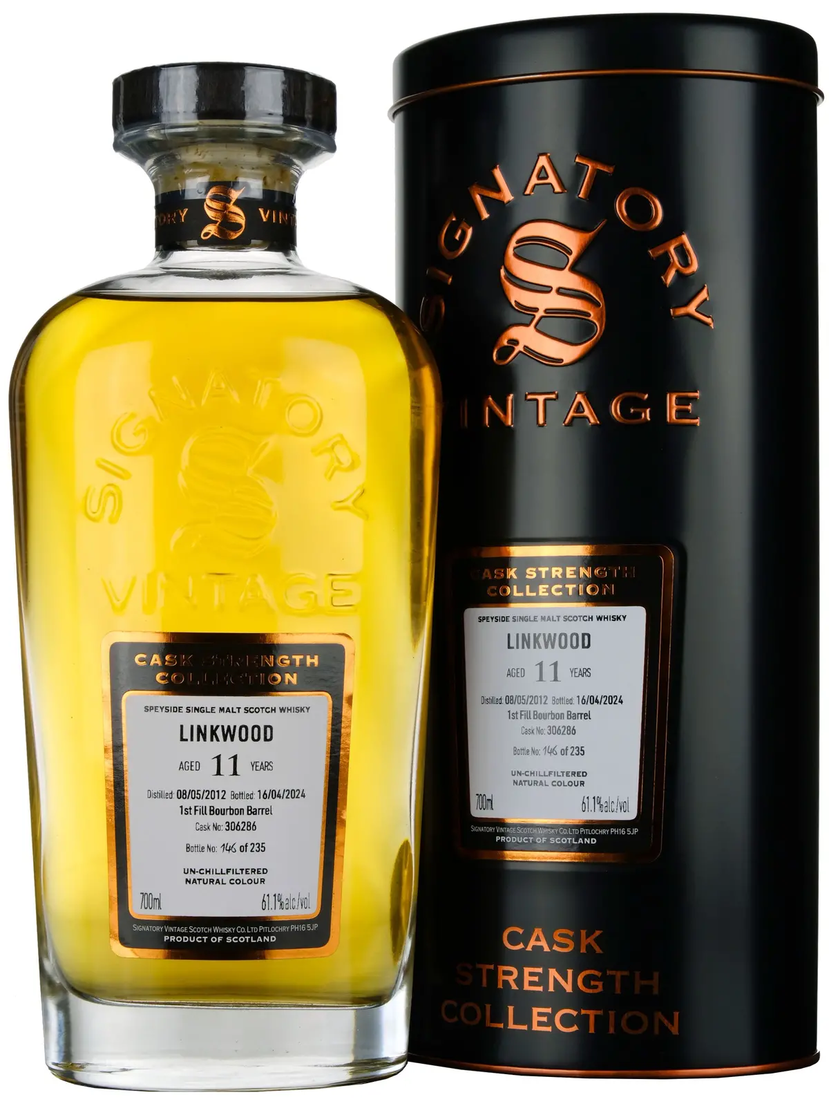 Linkwood 2012-2024 | 11 Year Old Signatory Vintage Cask Strength Collection Single Cask 306286 1