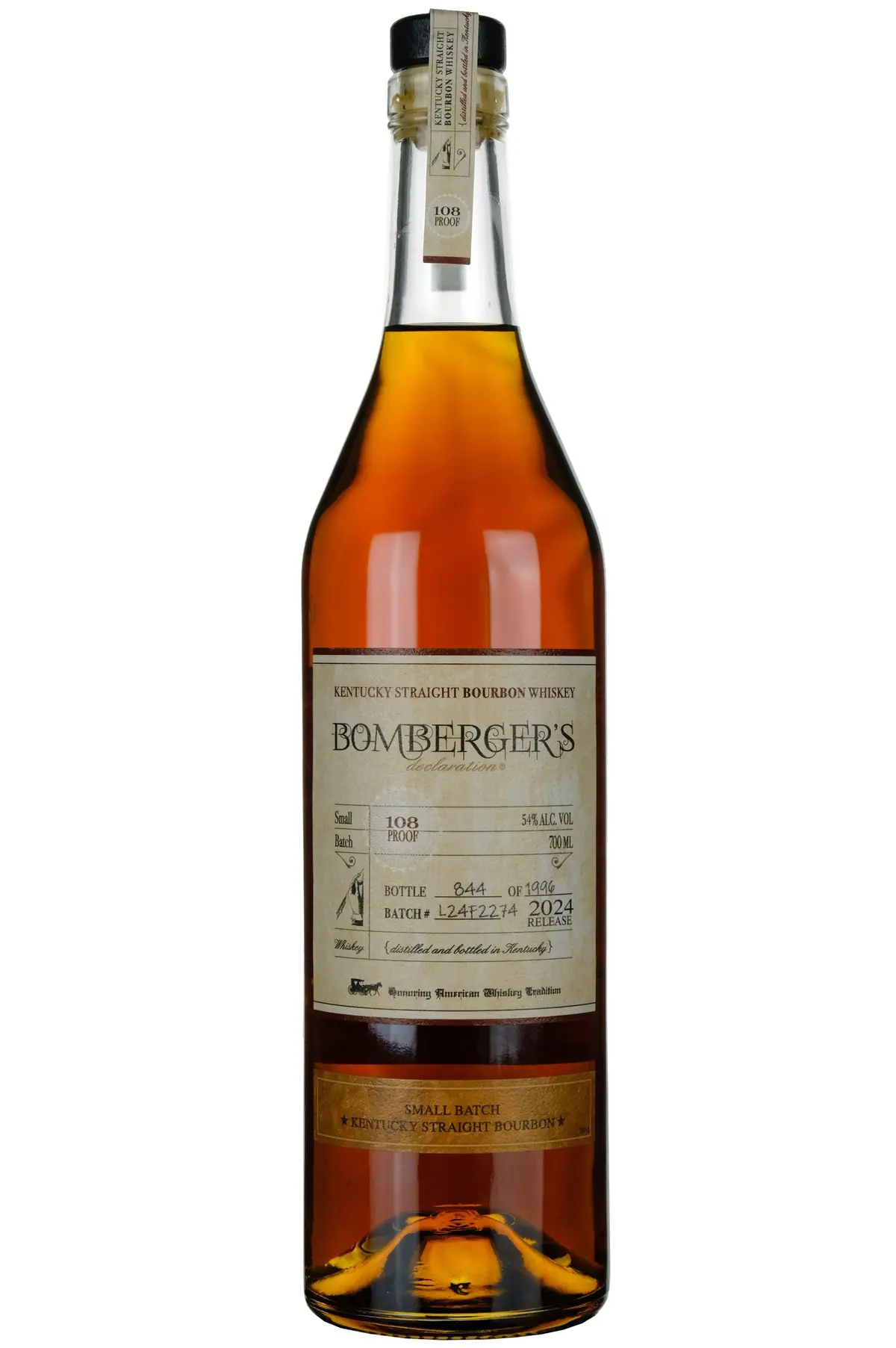 Michter's Bomberger's Declaration Batch L24f2274 Bottled 2024 1