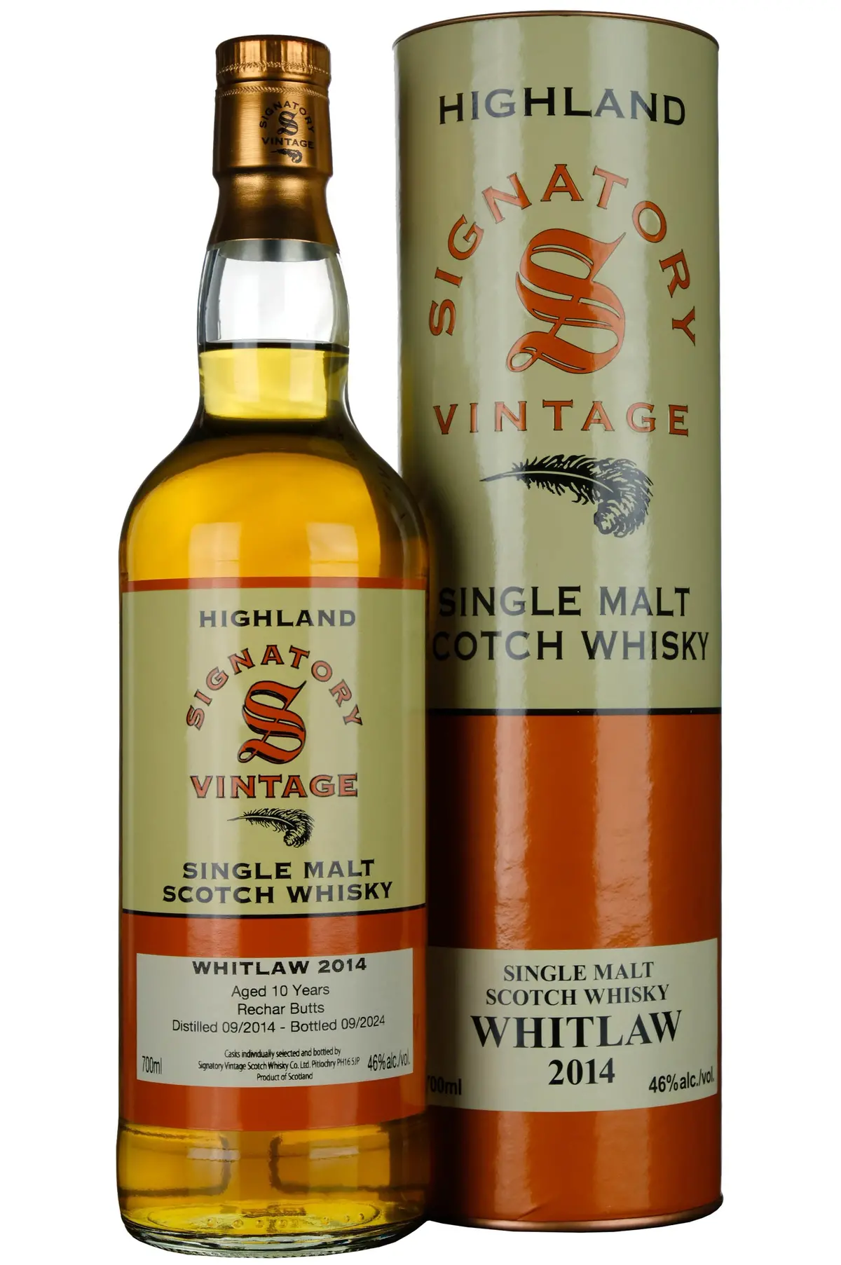 Whitlaw (Highland Park) 2014-2024 | 10 Year Old Signatory Vintage 1