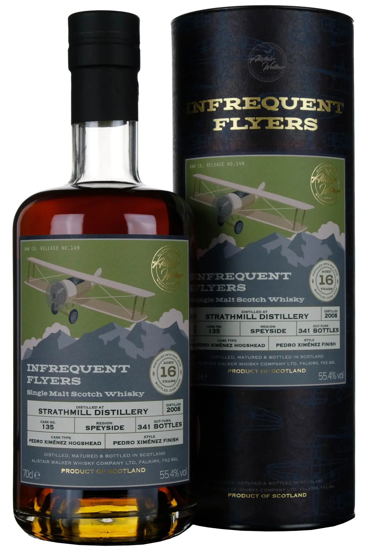 Strathmill 2008-2024 | 16 Year Old Infrequent Flyers Single Cask 135 1