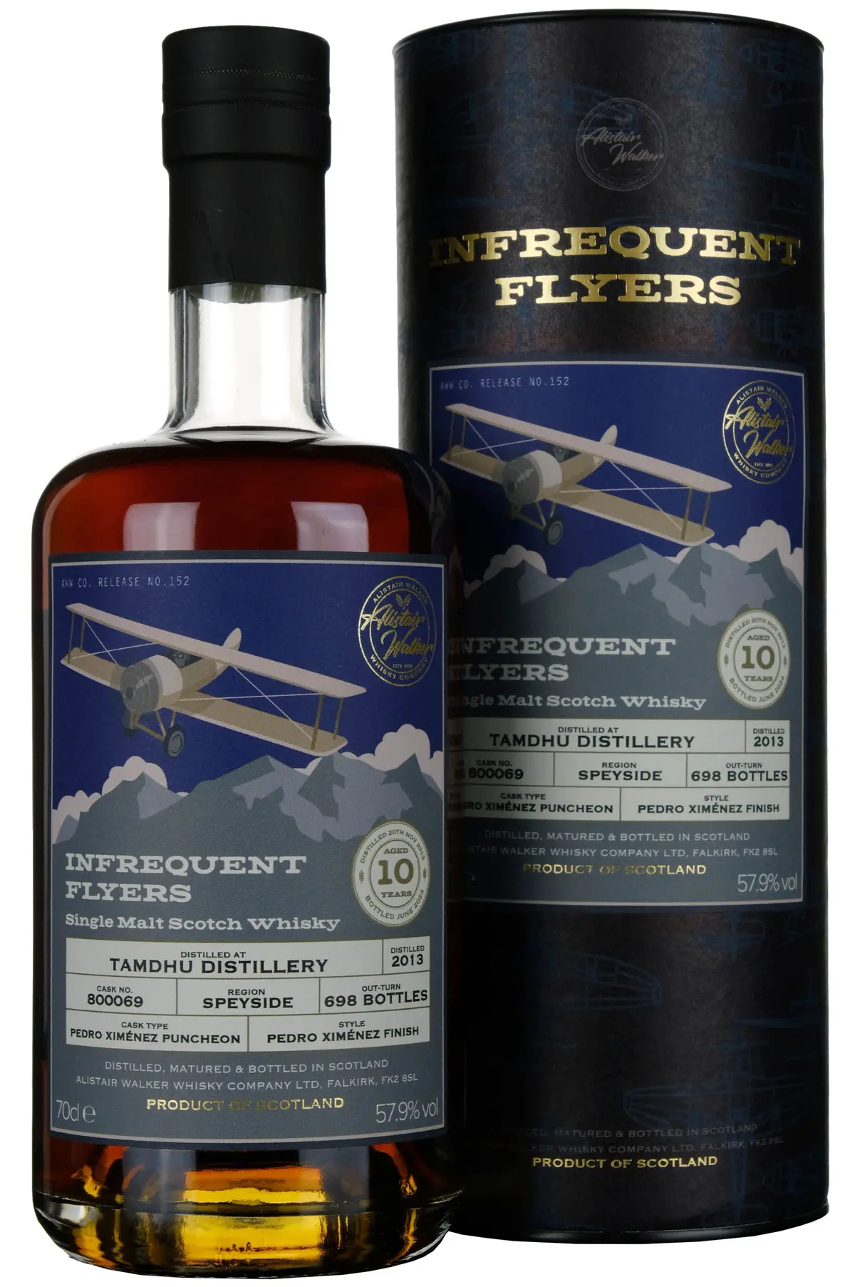Tamdhu 2013-2024 | 10 Year Old Infrequent Flyers Single Cask 800069 1