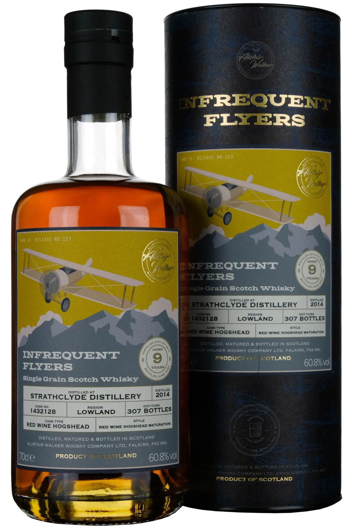 Strathclyde 2014-2024 | 9 Year Old Infrequent Flyers Single Cask 1432128 1