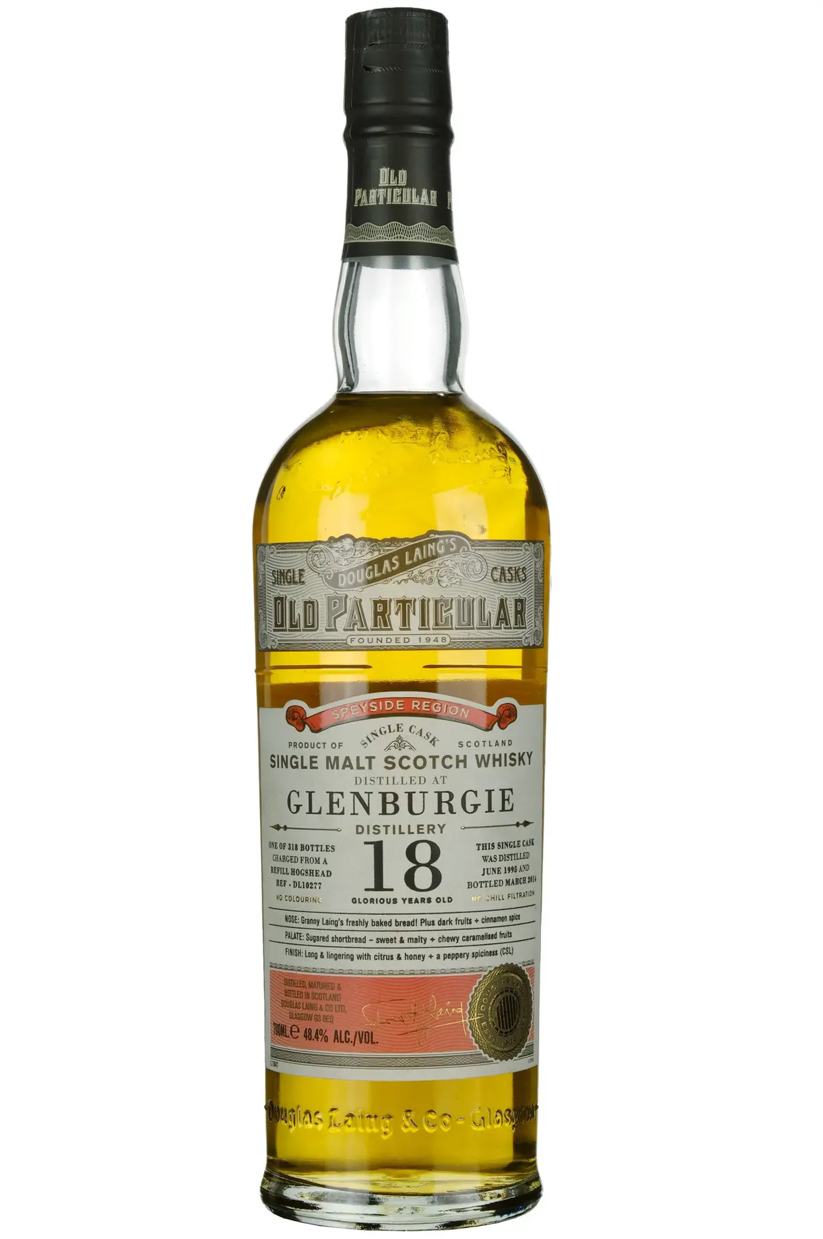 Glenburgie 1995-2014 | 18 Year Old Douglas Laing Old Particular Single Cask Dl10277 1