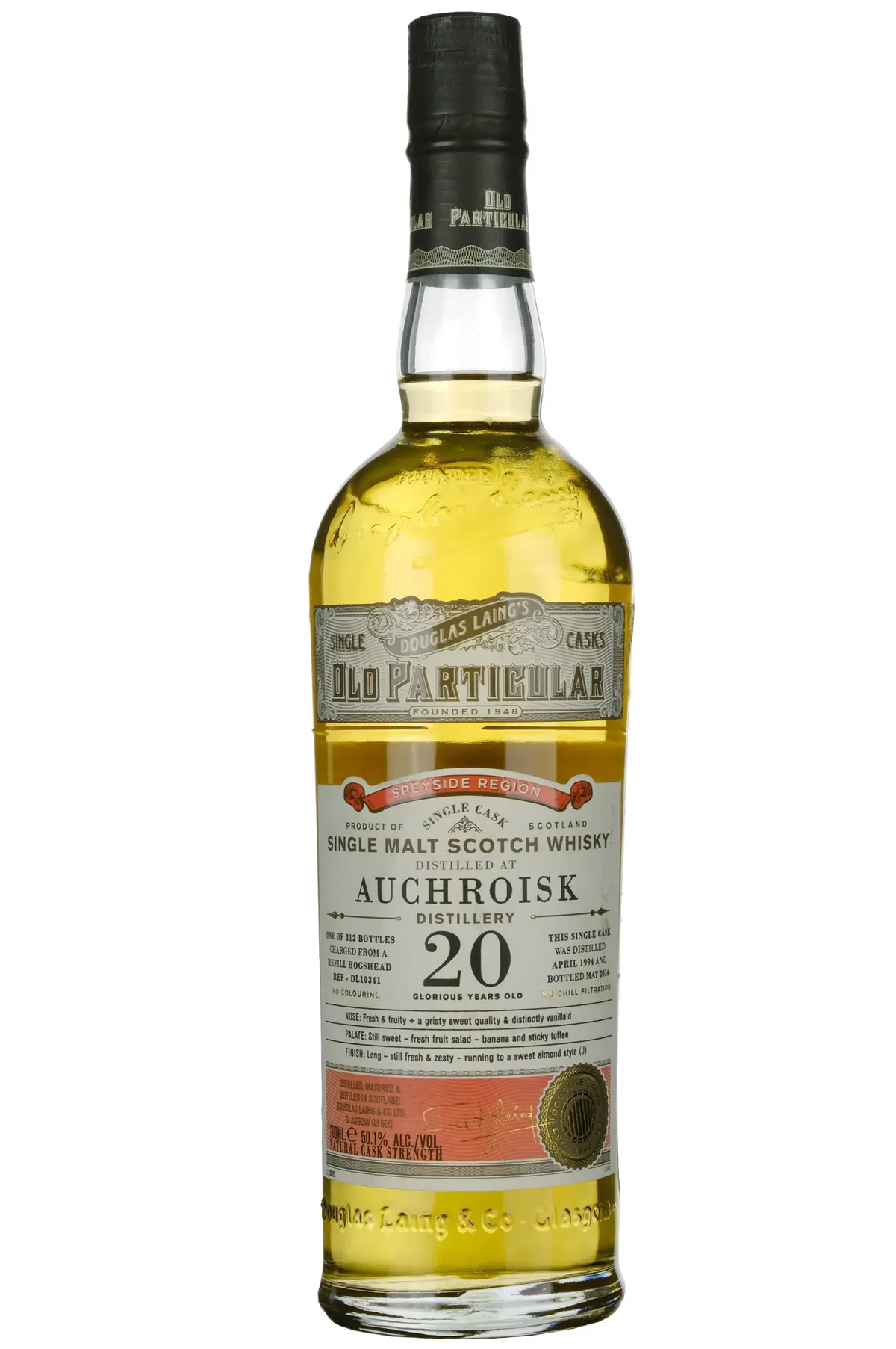 Auchroisk 1994-2014 | 20 Year Old Douglas Laing Old Particular Single Cask Dl10341 1