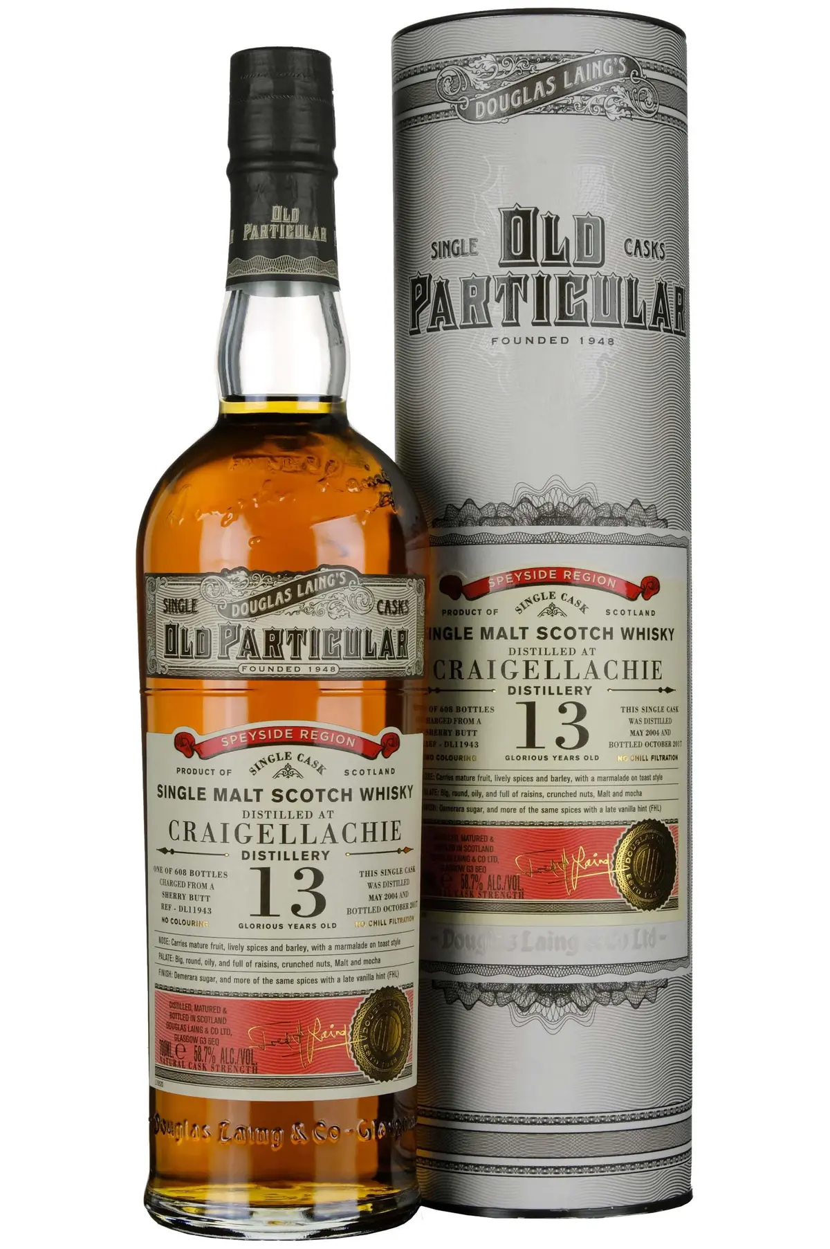 Craigellachie 2004-2017 | 13 Year Old Douglas Laing Old Particular Single Cask Dl11943 1