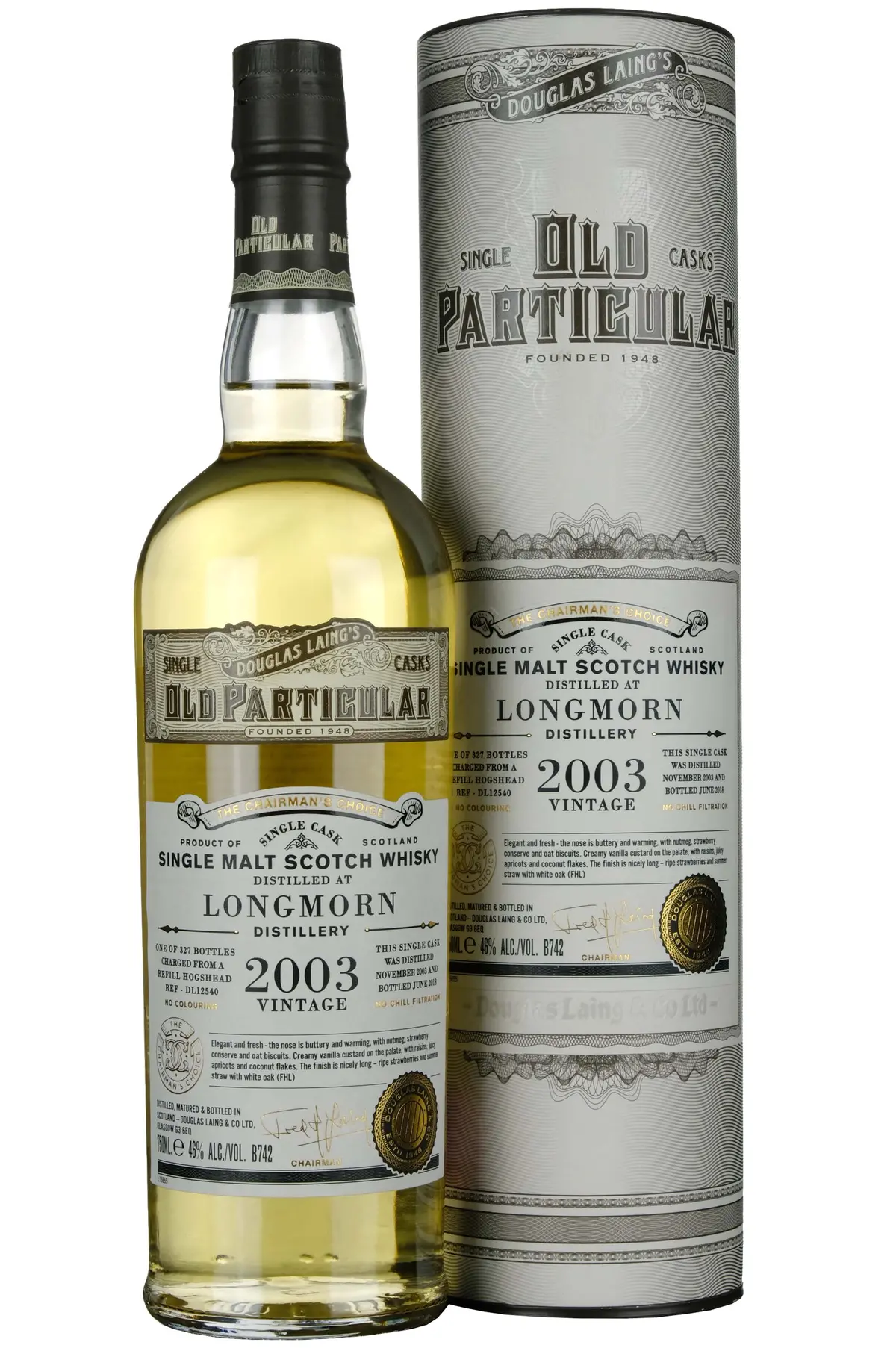 Longmorn 2003-2018 | 14 Year Old Douglas Laing Old Particular Single Cask Dl12540 1