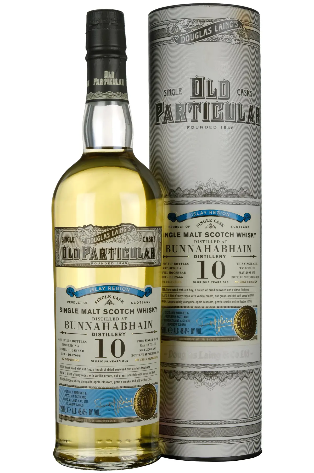Bunnahabhain 2008-2018 | 10 Year Old Douglas Laing Old Particular Single Cask Dl12666 1