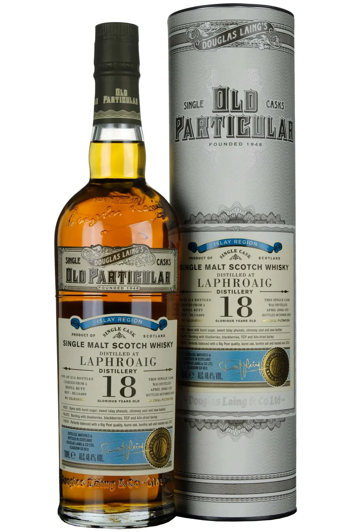 Laphroaig 2002-2020 | 18 Year Old Douglas Laing Old Particular Single Cask Dl14409 1