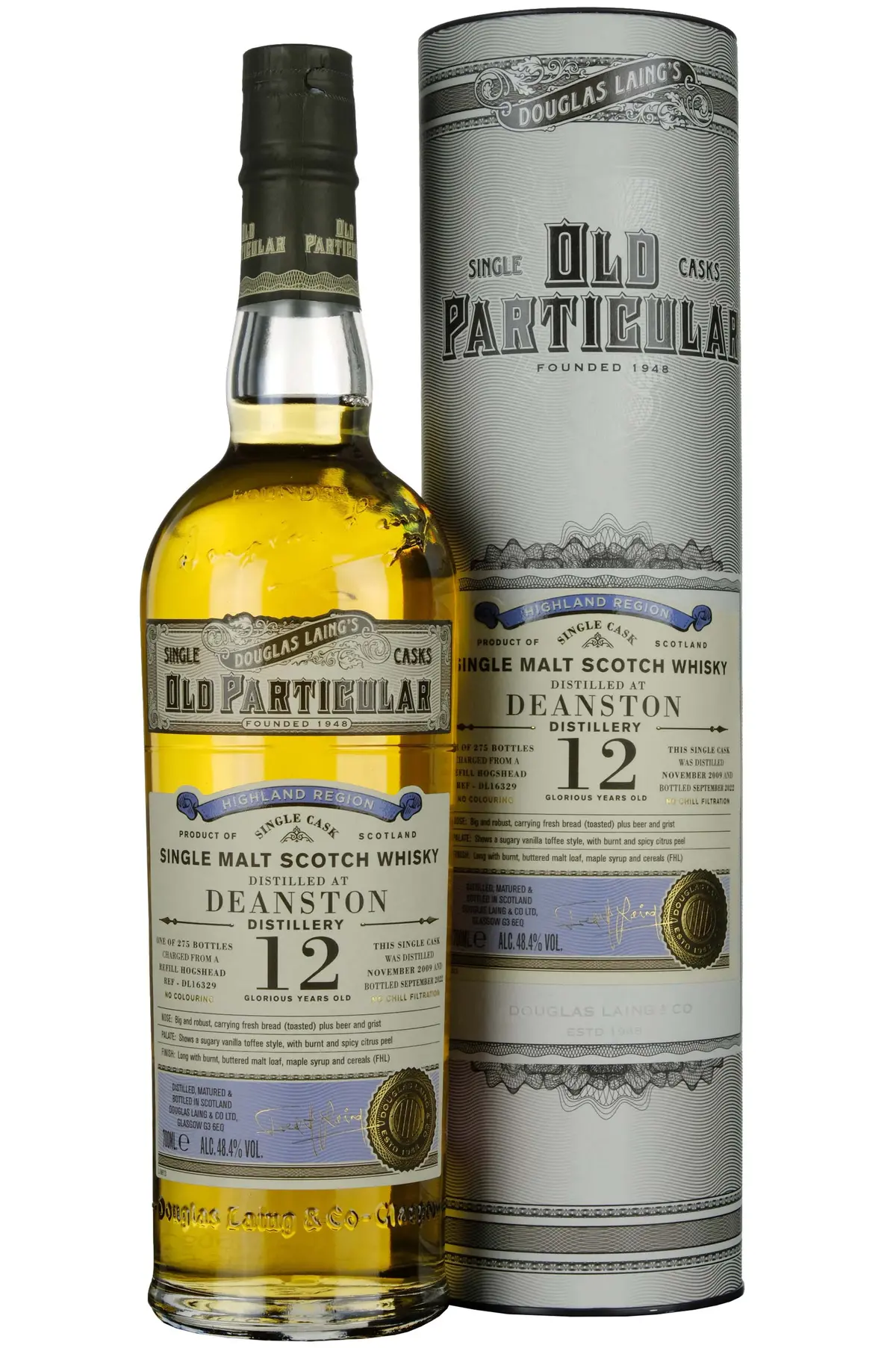 Deanston 2009-2022 | 12 Year Old Douglas Laing Old Particular Single Cask Dl16329 1
