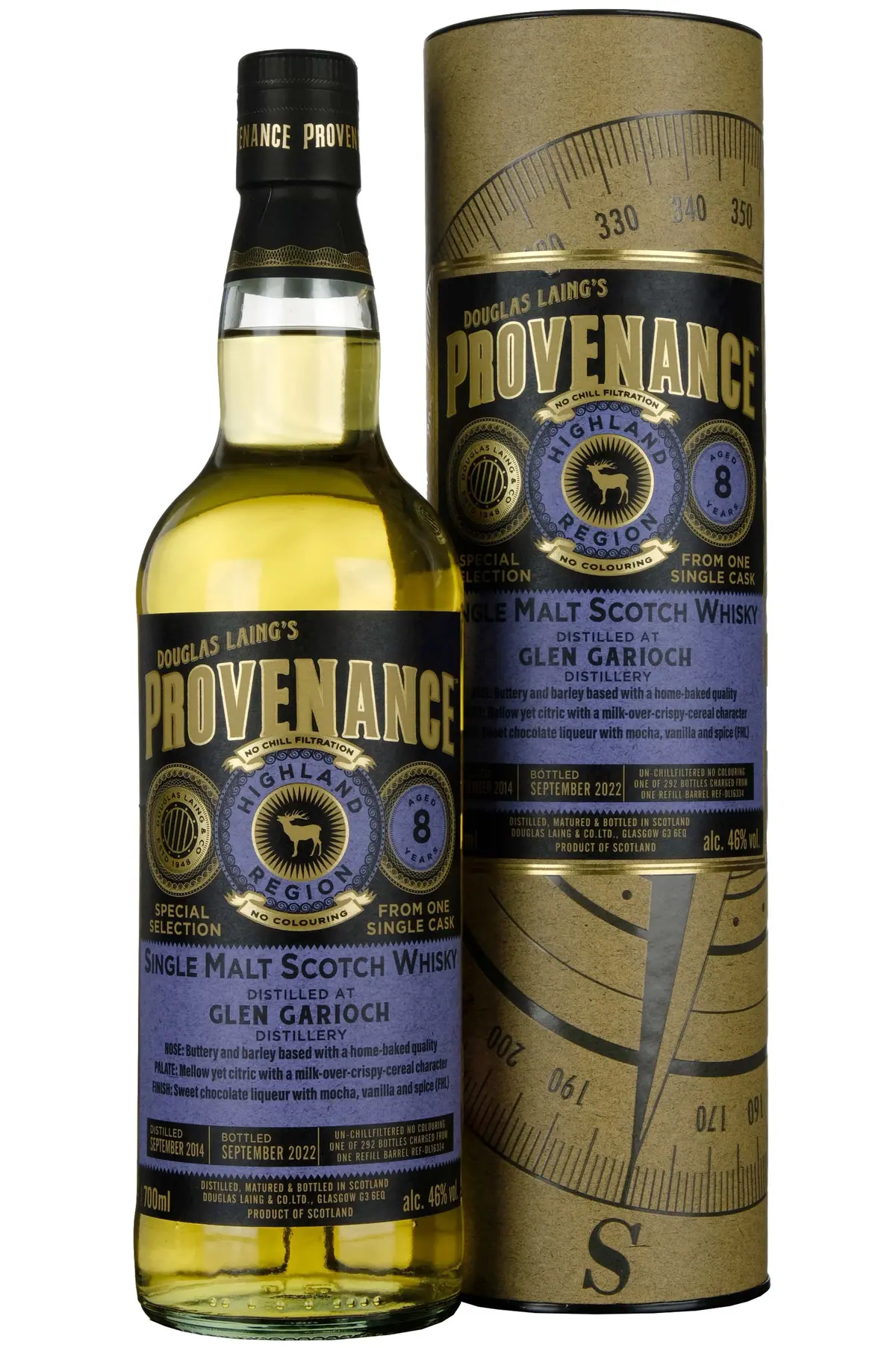 Glen Garioch 2014-2022 | 8 Year Old Douglas Laing Provenance Single Cask Dl16334 1