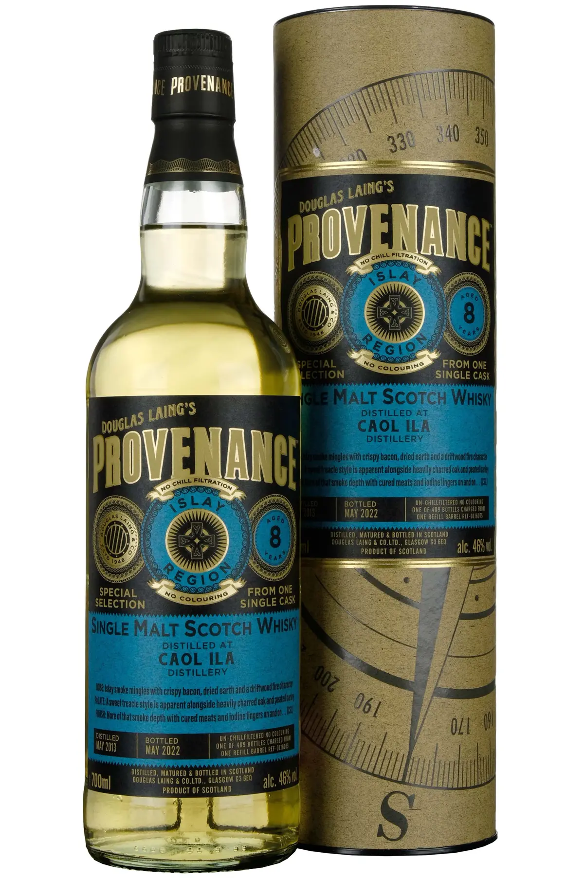 Caol Ila 2013-2022 | 8 Year Old Douglas Laing Provenance Single Cask Dl16075 1