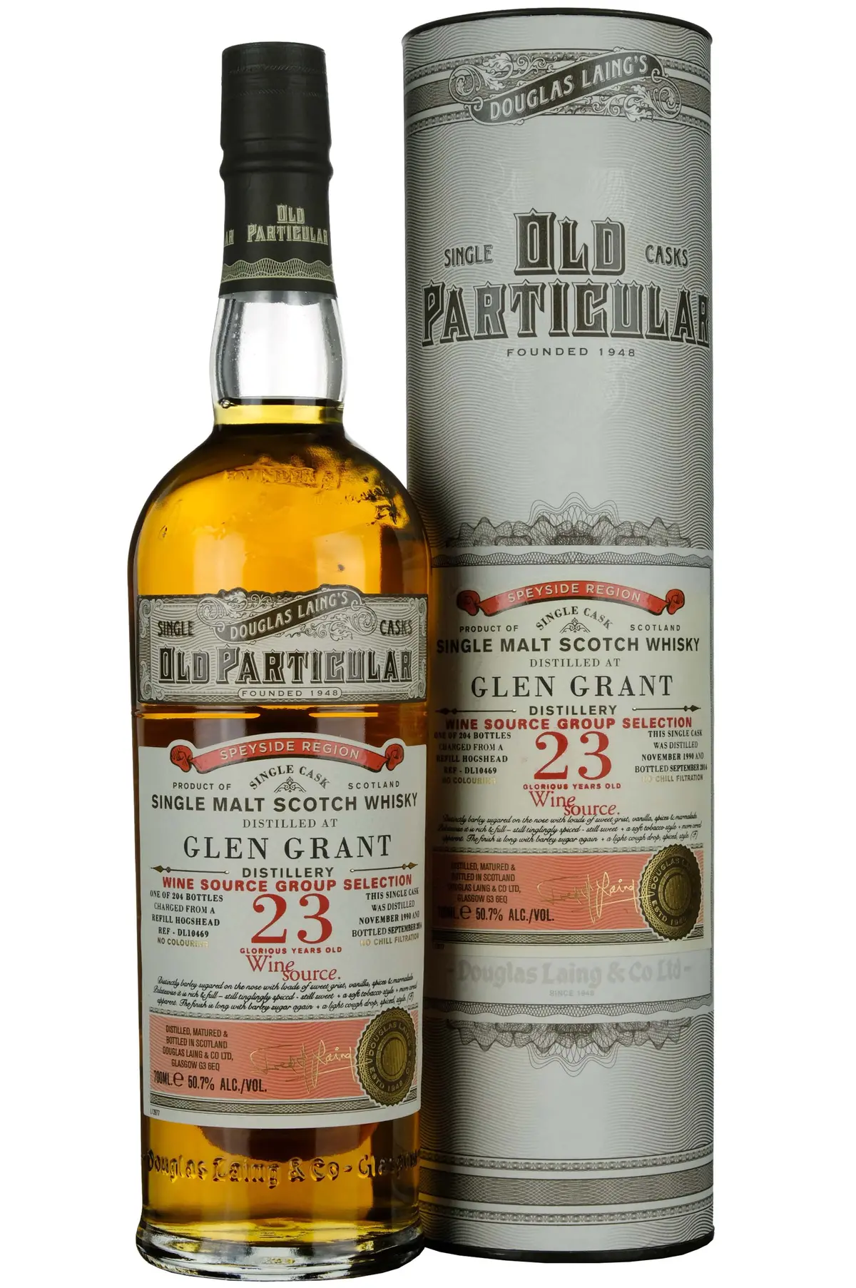 Glen Grant 1990-2014 | 23 Year Old Douglas Laing Old Particular Single Cask Dl10469 1