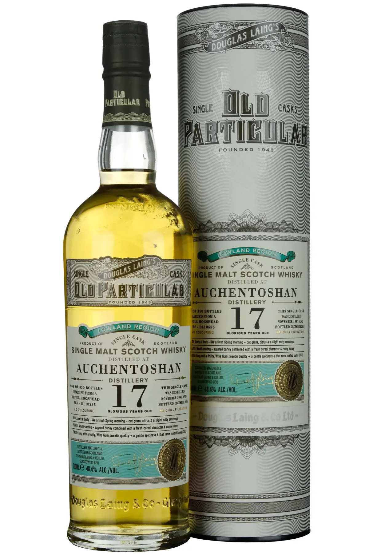 Auchentoshan 1997-2014 | 17 Year Old Douglas Laing Old Particular Single Cask Dl10555 1
