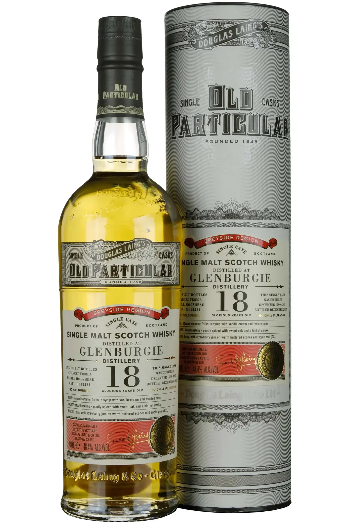 Glenburgie 1999-2017 | 18 Year Old Douglas Laing Old Particular Single Cask Dl12231 1