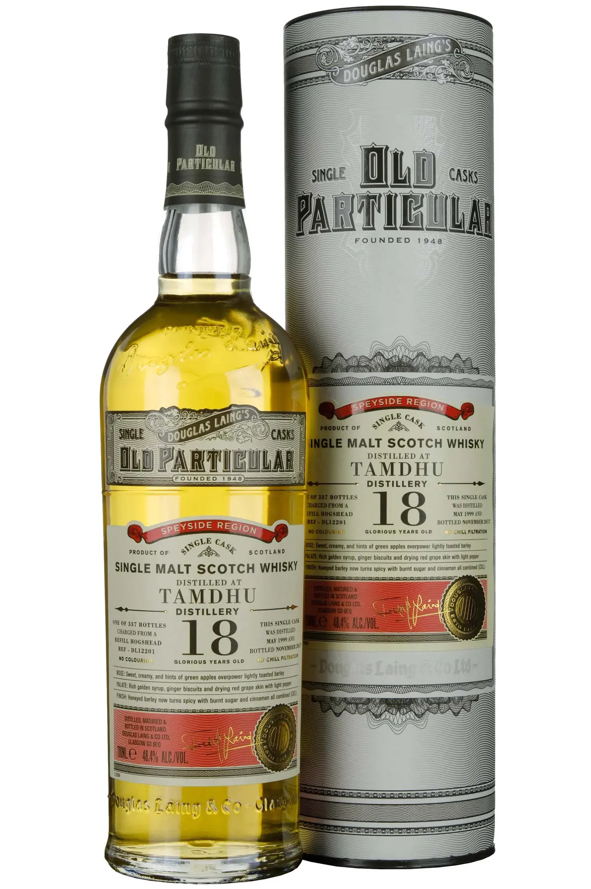 Tamdhu 1999-2017 | 18 Year Old Douglas Laing Old Particular Single Cask Dl12201 1