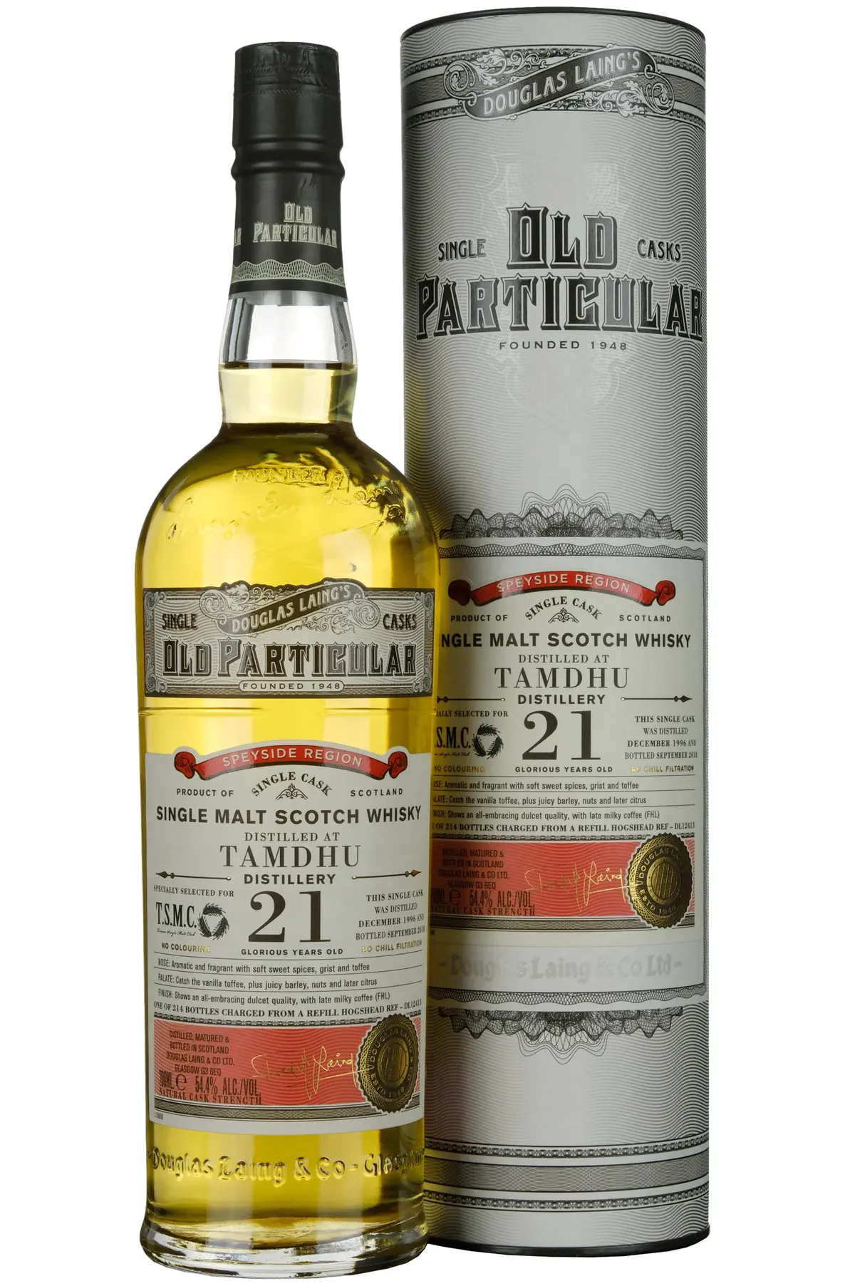 Tamdhu 1996-2018 | 21 Year Old Douglas Laing Old Particular Single Cask Dl12413 1