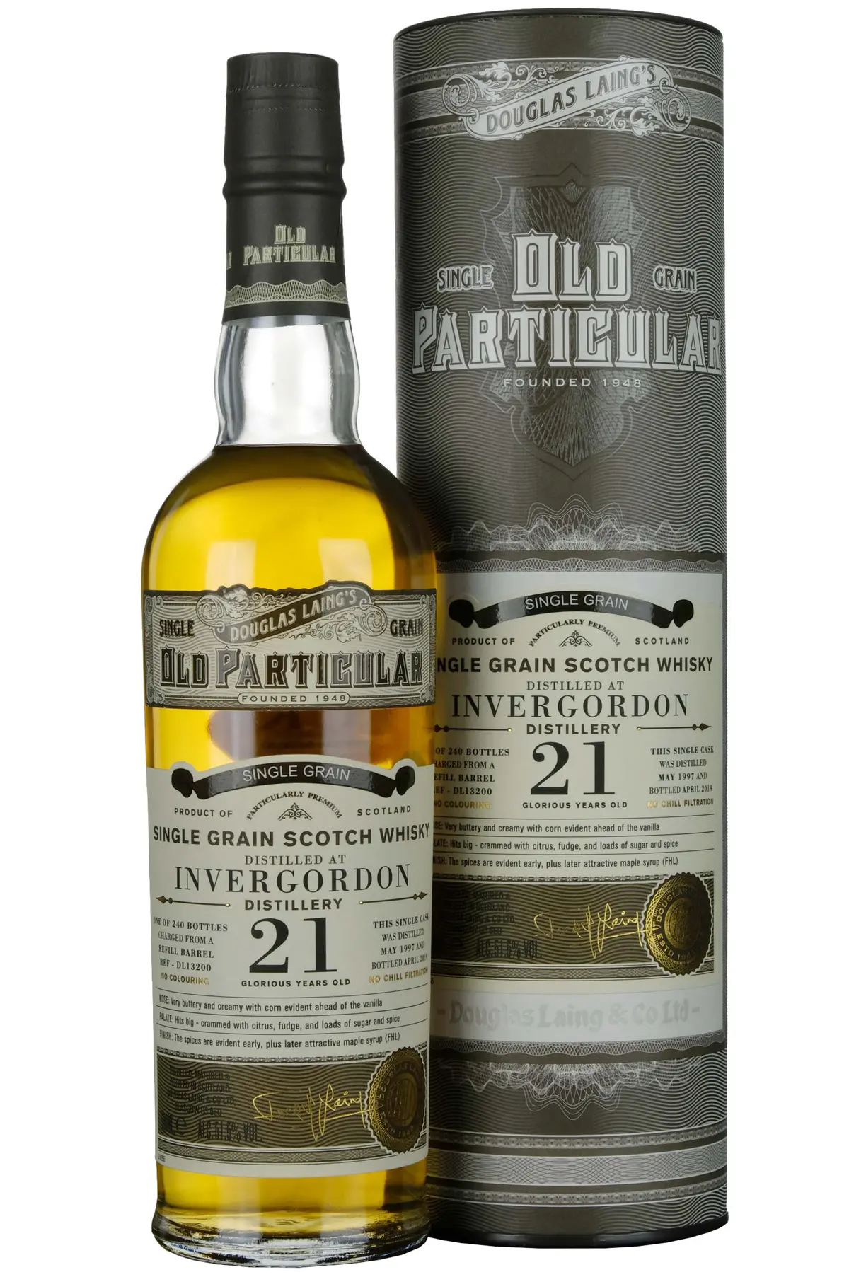 Invergordon 1997-2019 | 21 Year Old Douglas Laing Old Particular Single Cask Dl13200 1