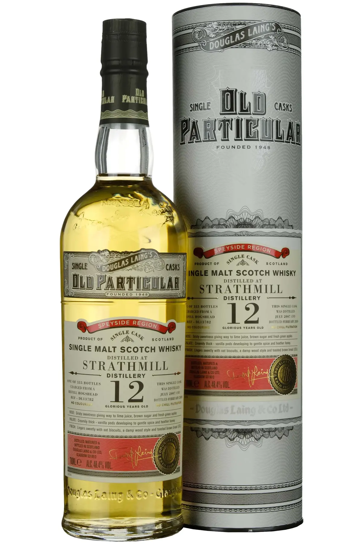 Strathmill 2007-2020 | 12 Year Old Douglas Laing Old Particular Single Cask Dl13782 1