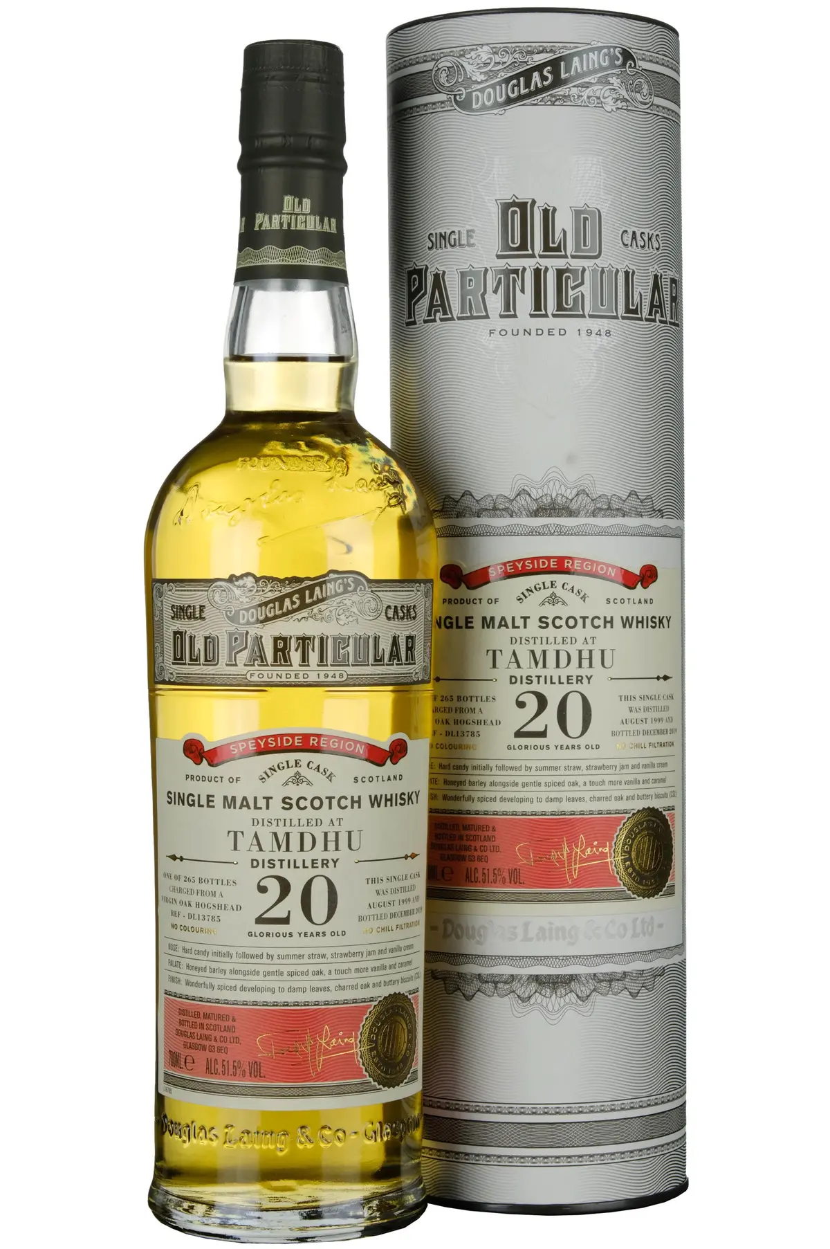 Tamdhu 1999-2019 | 20 Year Old Douglas Laing Old Particular Single Cask Dl13785 1