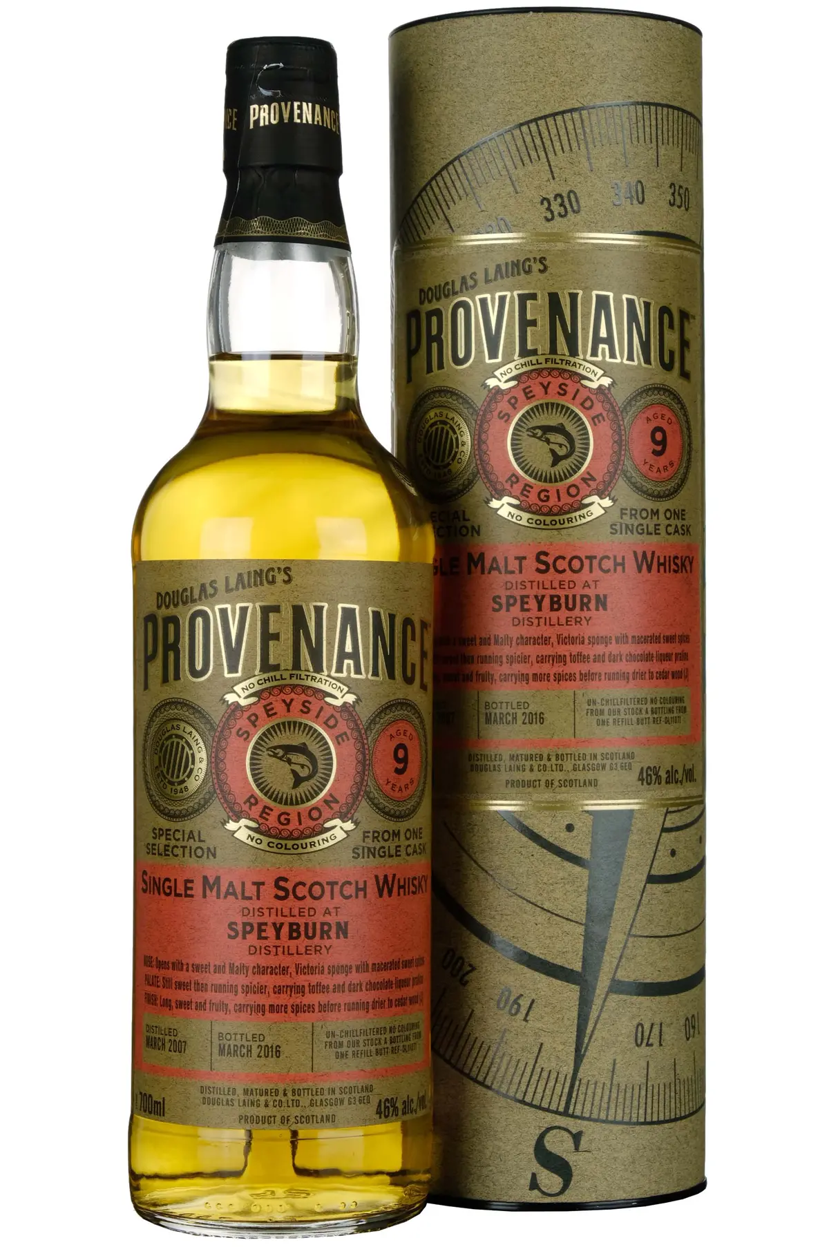 Speyburn 2007-2016 | 9 Year Old Douglas Laing Provenance Single Cask Dl11071 1