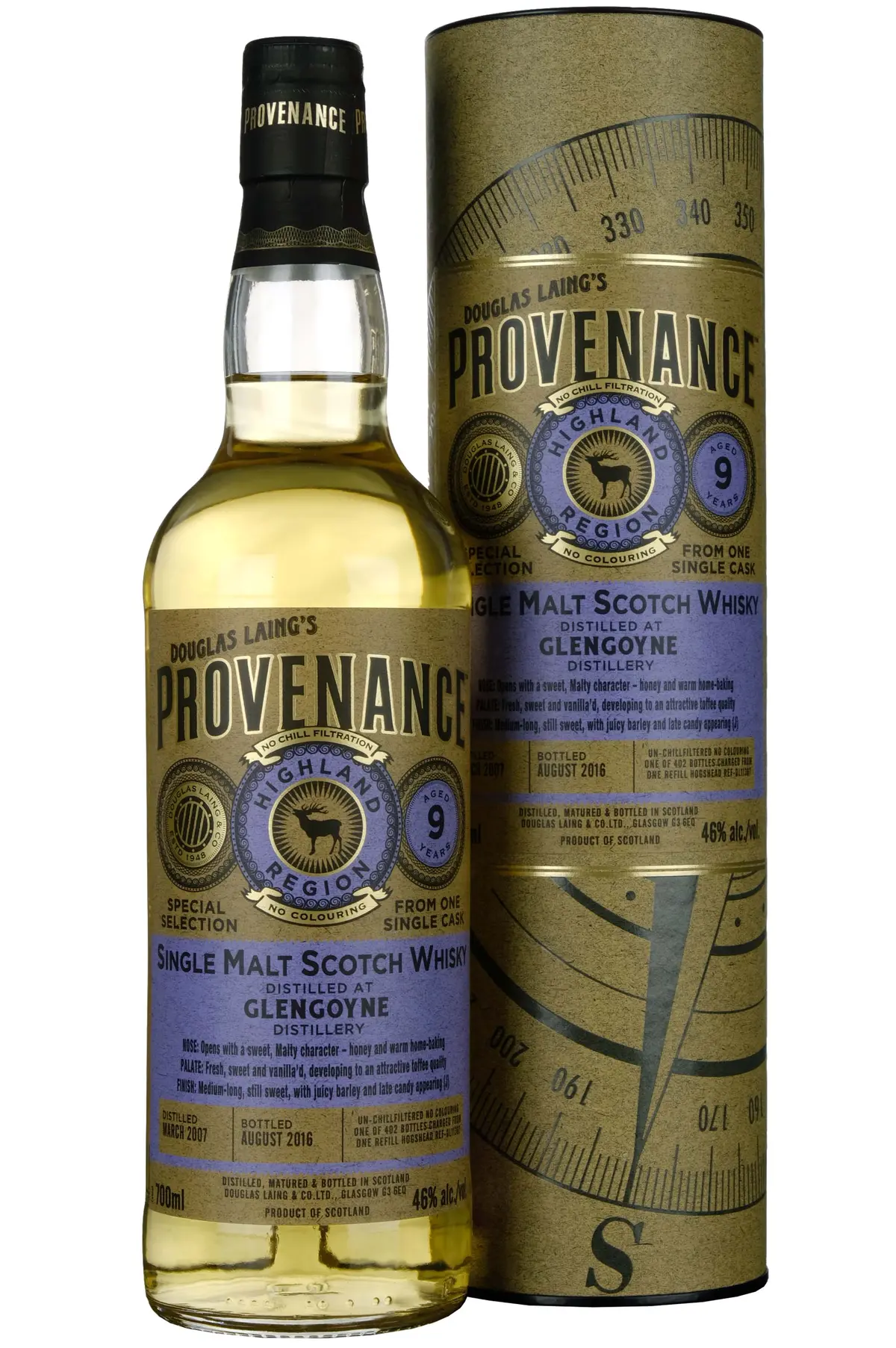 Glengoyne 2007-2016 | 9 Year Old Douglas Laing Provenance Single Cask Dl11367 1